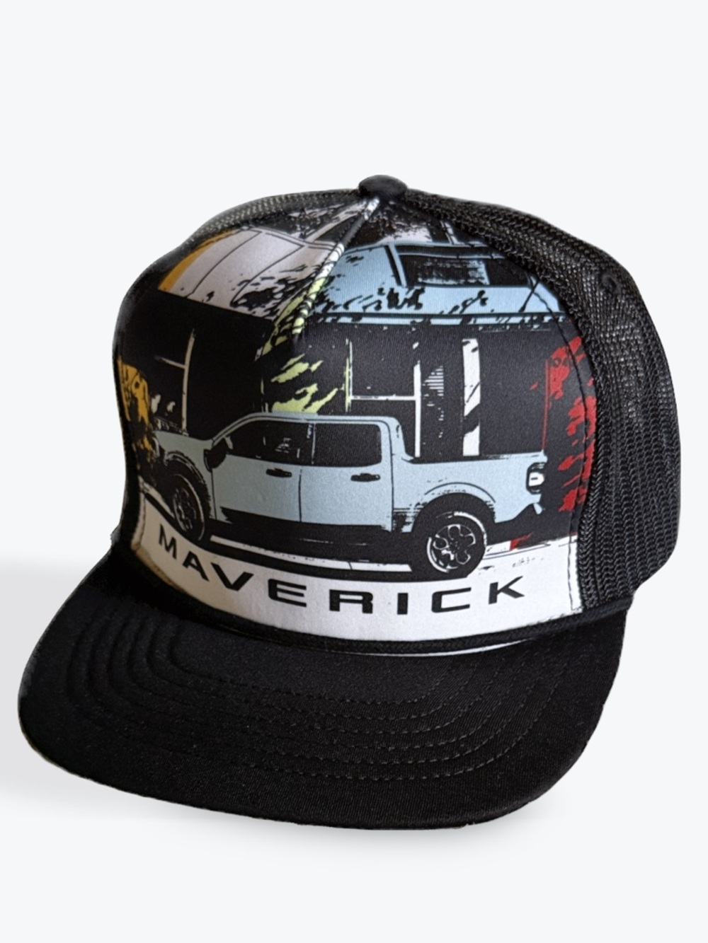 Ford Truck Maverick Graffiti Foam Trucker Hat